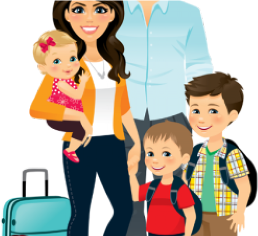Airport Clipart Family Tour (640x480), Png Download