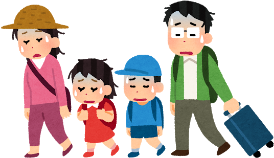 Family Travel Png Download - 疲れ た いらすと や (550x388), Png Download