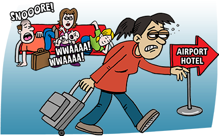 Airport Clipart Airport Staff - Hotel (444x281), Png Download