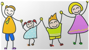 Clip Art Family Happy (400x400), Png Download