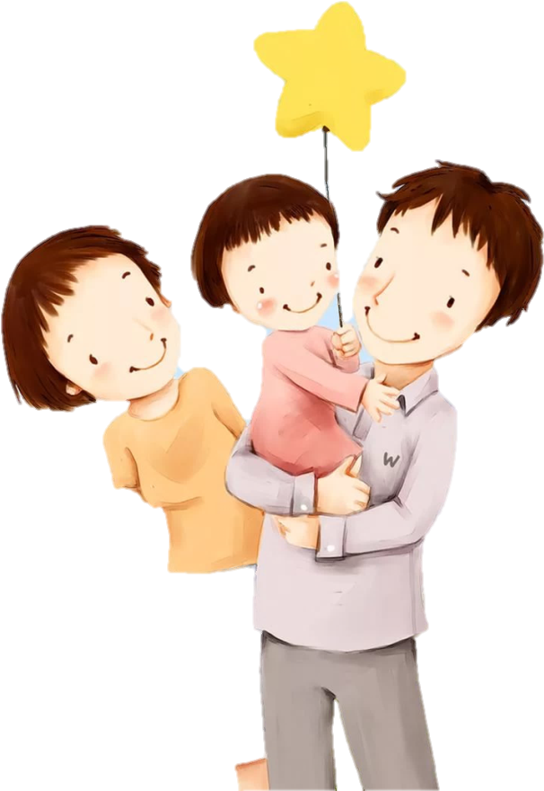 Family Cartoon Clip Art - Happy Family Cartoon (1427x892), Png Download