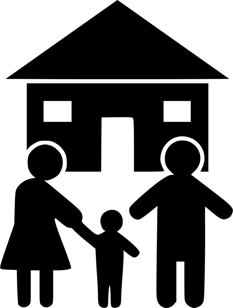 Family Home Comments - Family House Icon Png (744x980), Png Download