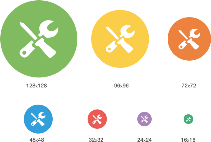 Achromatic Icons Sample - Circle (769x515), Png Download