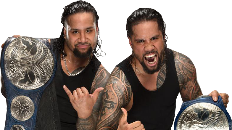 Usos Smackdown Tag Team Champions (876x460), Png Download