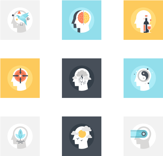 Human Psychology - Vector Icon Psychology (600x564), Png Download