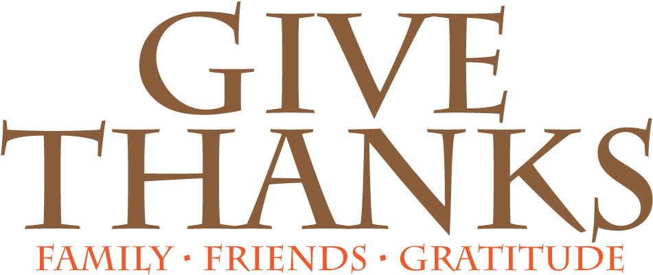 Free Thanksgiving Clip Art, Free Printables, And Signs - Give Thanks Clip Art (985x436), Png Download