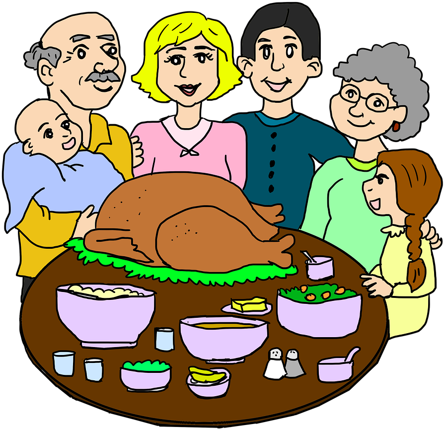Family Gatherings Are A Blast, But They Can Oftentimes - Familie Dinner (640x468), Png Download