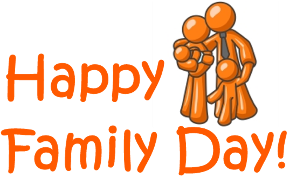Happy Family Day - Family Day Holiday 2017 (600x398), Png Download
