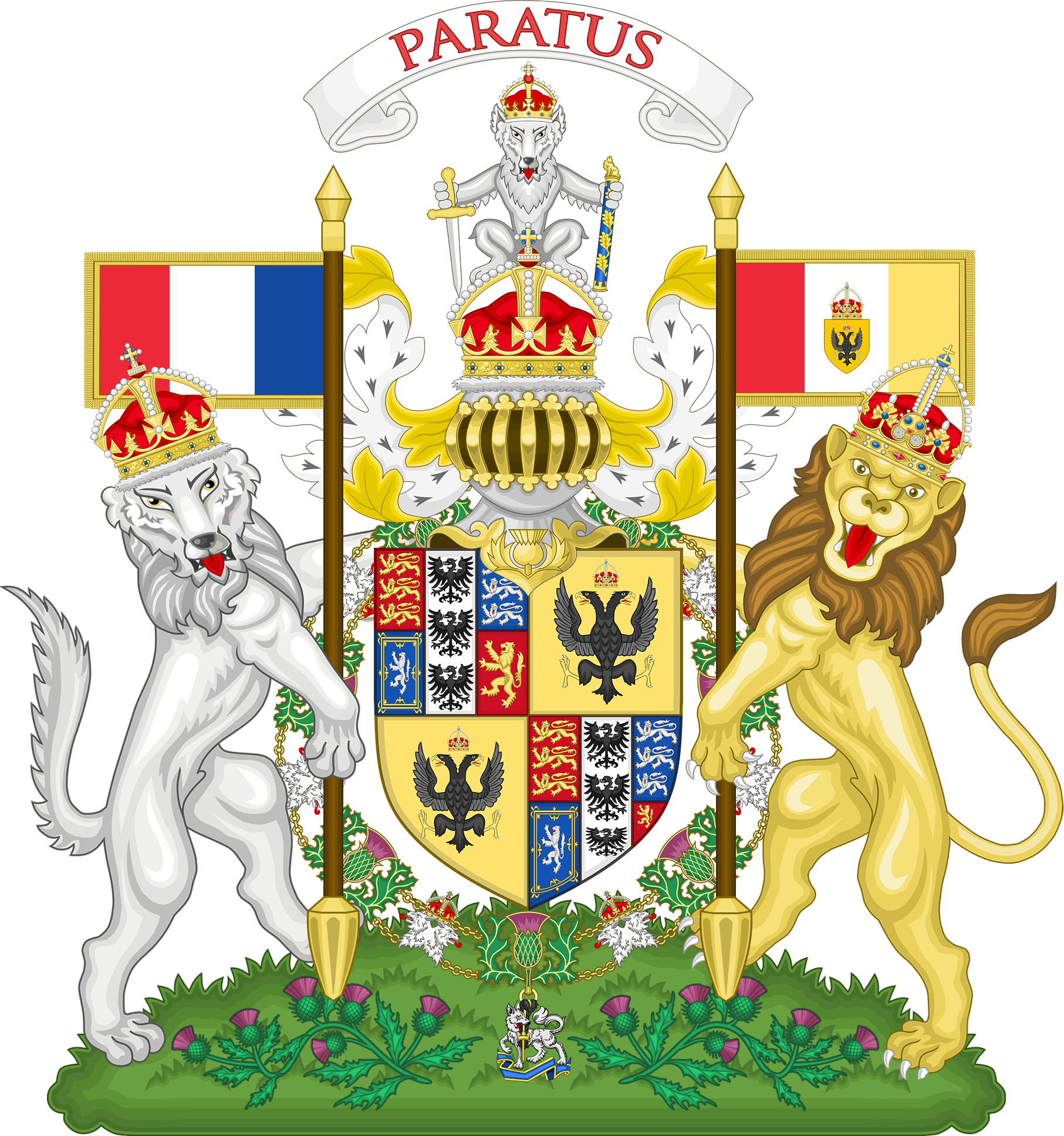 Royal Coat Of Arms Of Victoria (1813x1935), Png Download