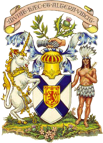 Nova Scotia Coat Of Arms- The Coat Of Arms Of The Province - Arms Of Nova Scotia (371x480), Png Download