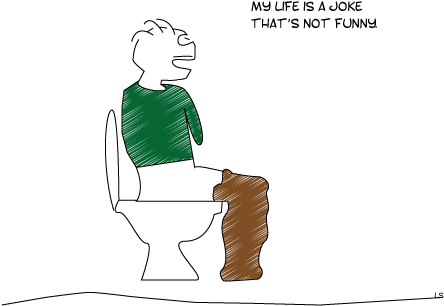 Funny - Sitting (528x419), Png Download