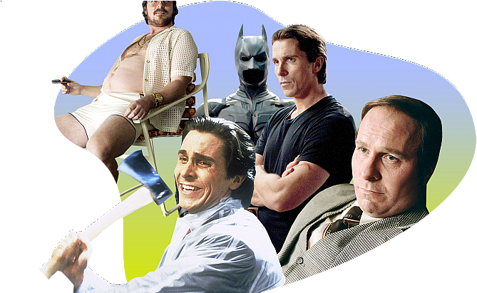 Eight Times Christian Bale Totally Transformed For - Christian Bale Signed 11x14 Photo Autograph American (728x410), Png Download