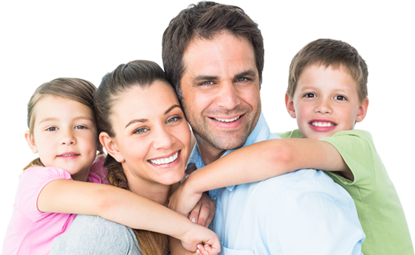 About Us - Dentist Happy Family (611x383), Png Download