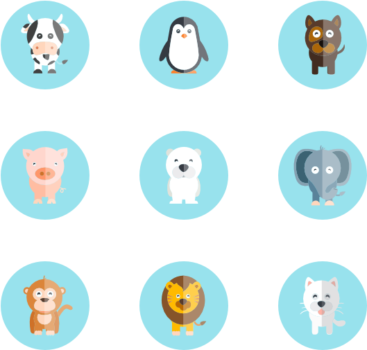 Cute Animal Compilation - Cute Baby Cow Cartoon Animal T-shirt (600x564), Png Download
