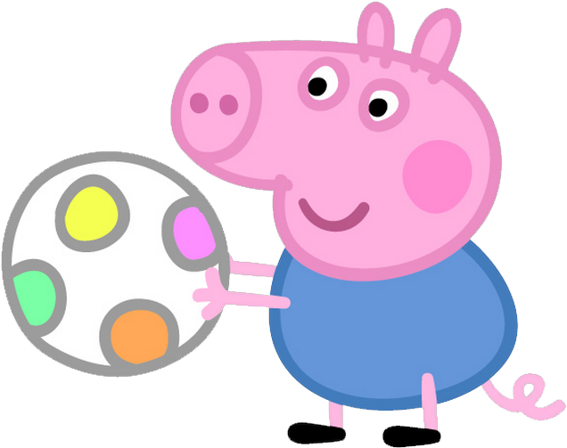 Peppa Pig Clipart Png - Peppa Y George Png (700x525), Png Download