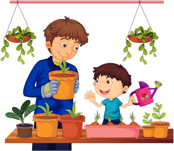 Clip Art Transparent Personnages Illustration Individu - Showing Love To Family Clipart (600x522), Png Download