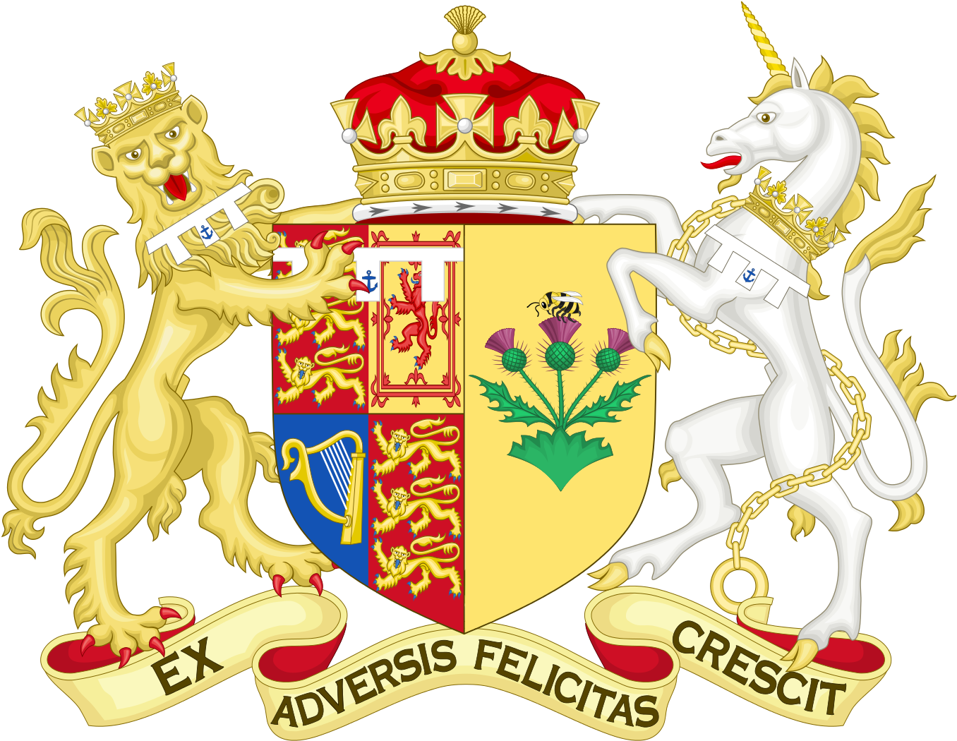 Catherine's Coat Of Arms Sarah Duchess Of York, The - Coat Of Arms Of York (1428x1097), Png Download