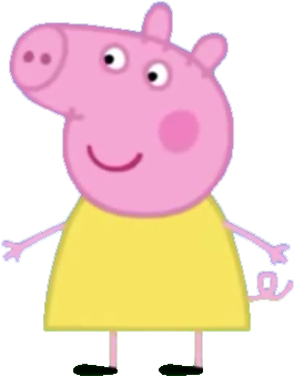 Chloé Pig - Prima De Peppa Pig (331x389), Png Download