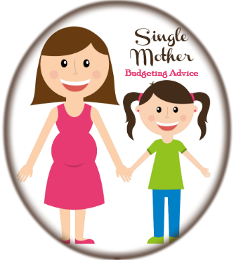 Single Mother Budgeting Advice Badge - Single Parent Family Clipart (336x372), Png Download