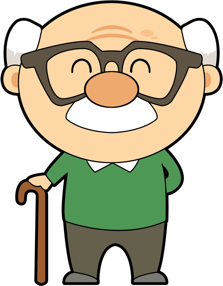 Happy Family Clipart At Getdrawings - Dibujos De Un Abuelo (800x1067), Png Download