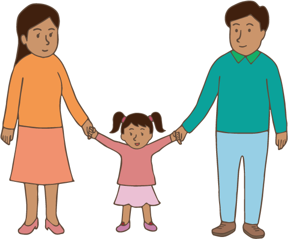 Family (illustration, - Illustration (595x842), Png Download