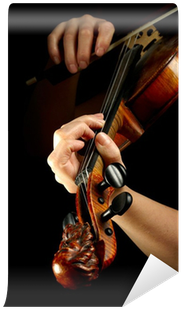 Musician Playing Violin Isolated On Black - Violin (400x400), Png Download