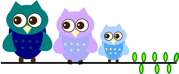 Owl Clip Art At Clker Com Vector - Background Burung Hantu Animasi (600x248), Png Download