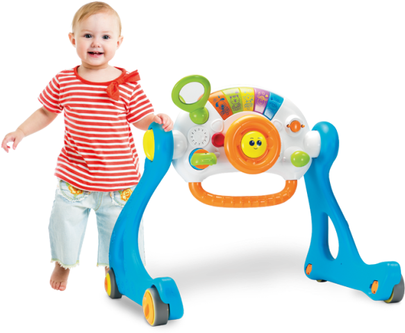 Chodzik Muzyczny Smily Play - Winfun 5 In 1 (582x582), Png Download
