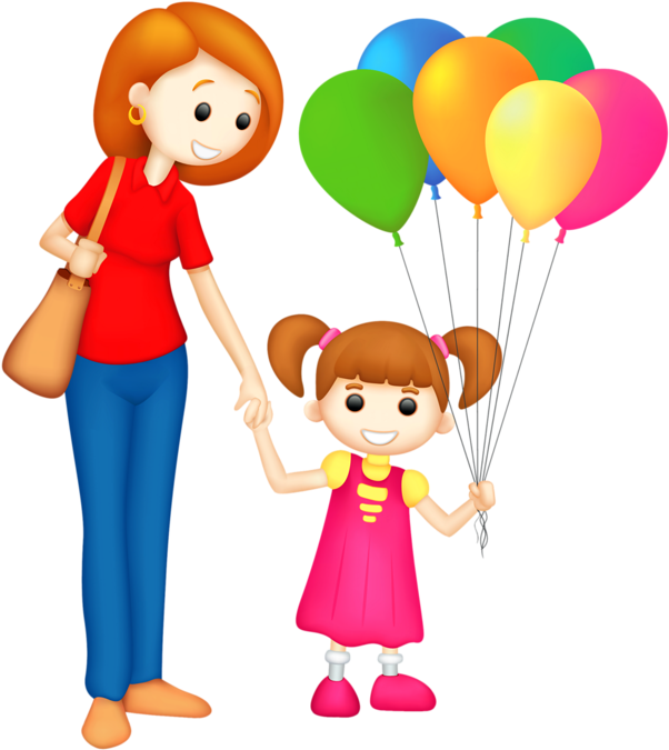 Mommy Love ‿✿⁀°••○ Family Clipart, Family Love, Happy - Kids Holding Placards Png (672x800), Png Download