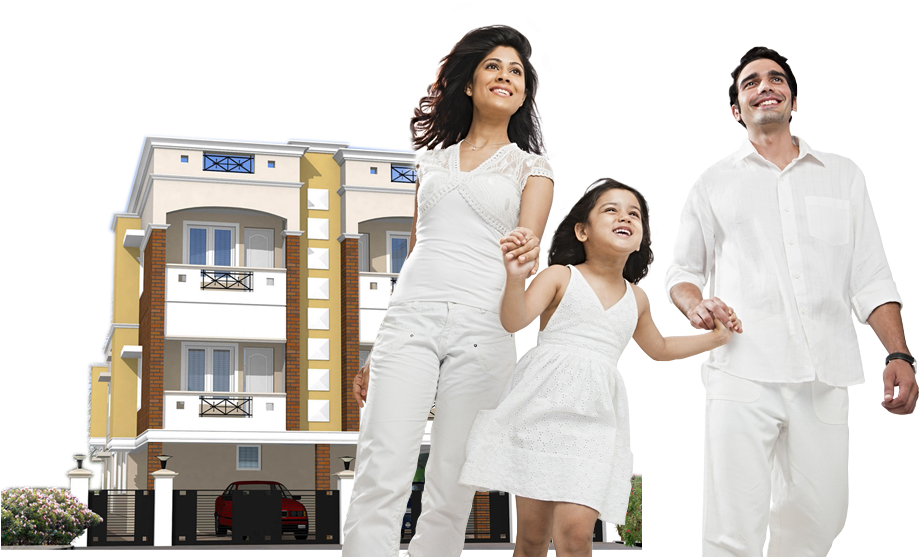 Indian Family Real Estate (960x558), Png Download