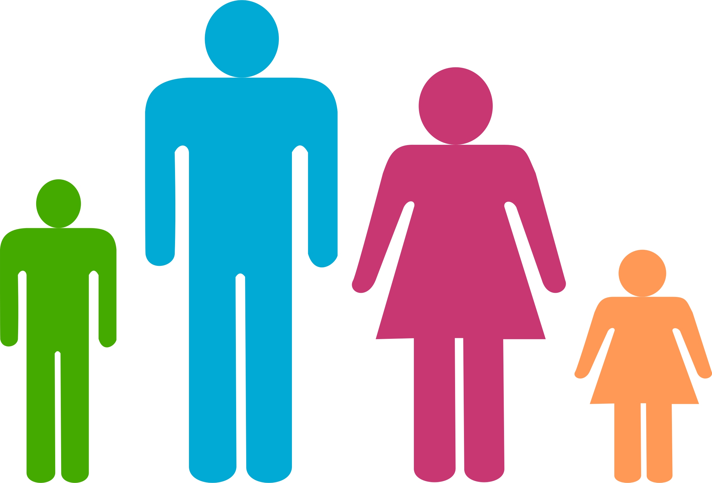 Clipart Download Big Image Png - Family Icon Colour Png (2400x1628), Png Download