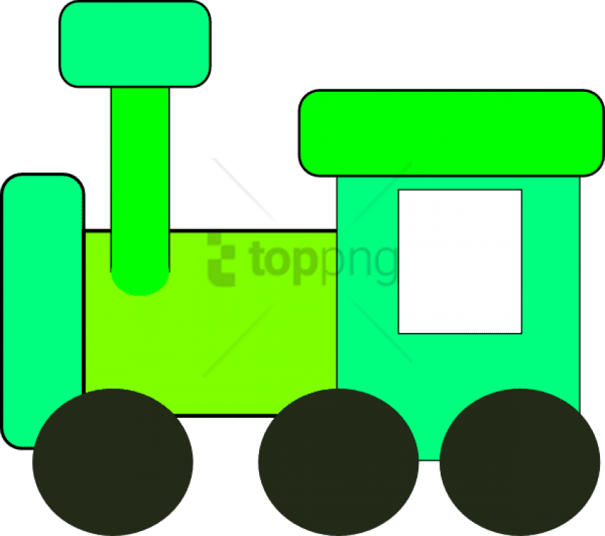Green Clip Art At - Yellow Train Clip Art (600x531), Png Download
