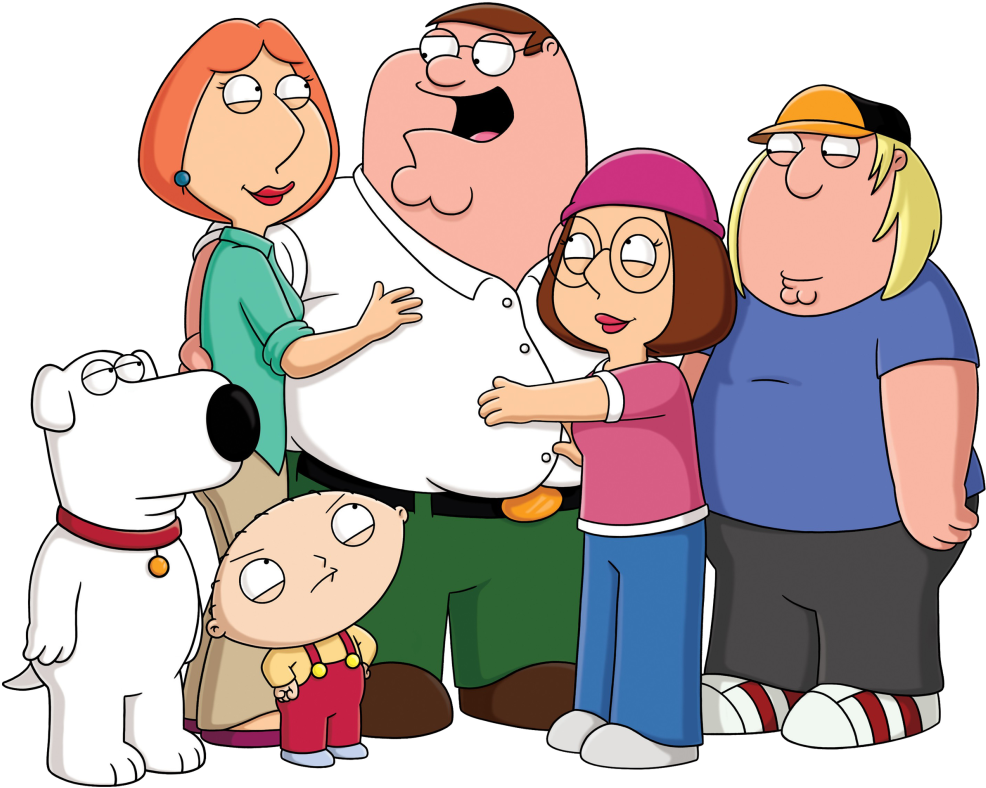 Peter Griffin Brian Griffin Lois Griffin Meg Griffin - Seth Macfarlane Autographed The Family Guy 11x14 (1024x1448), Png Download
