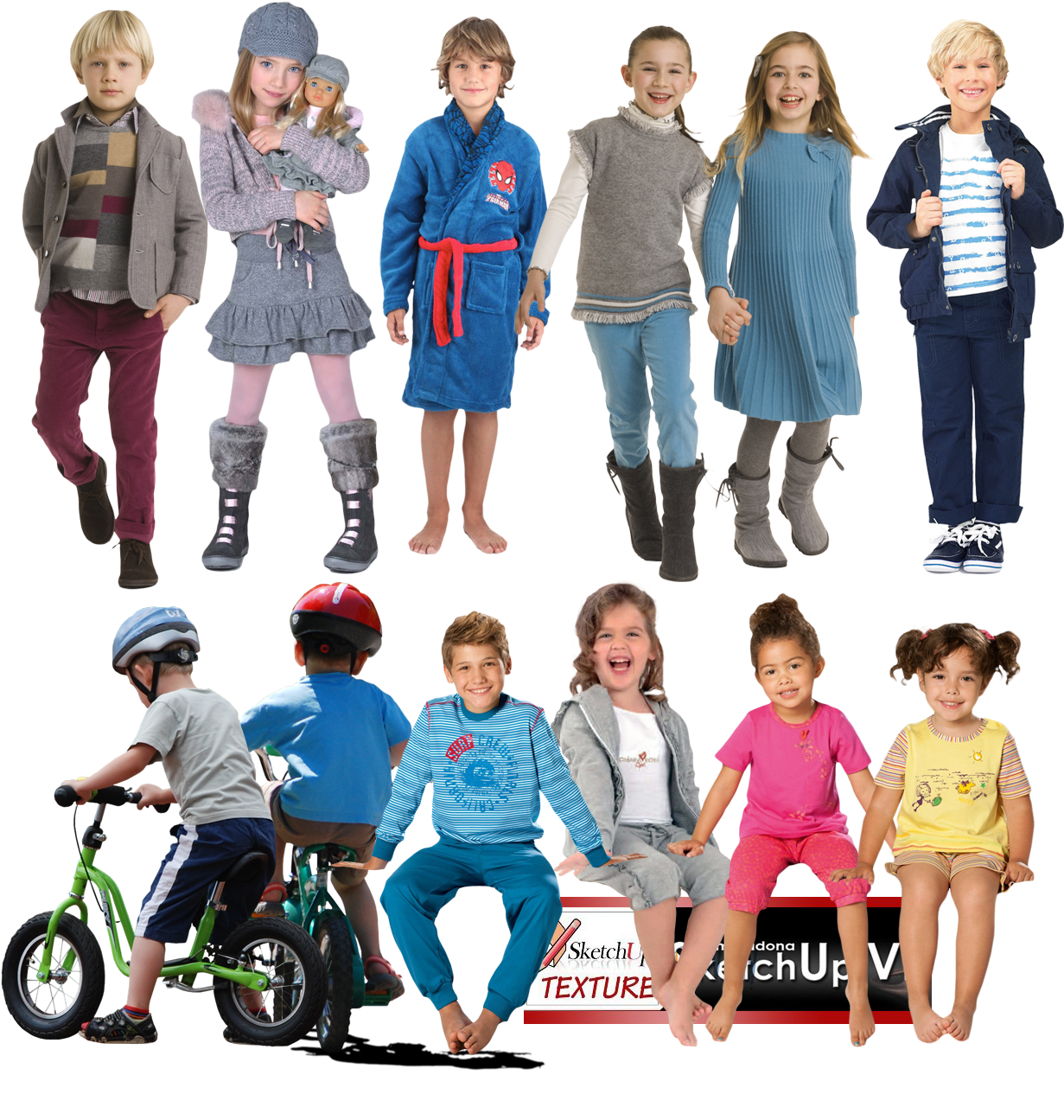 Children Cut Out (1276x1304), Png Download