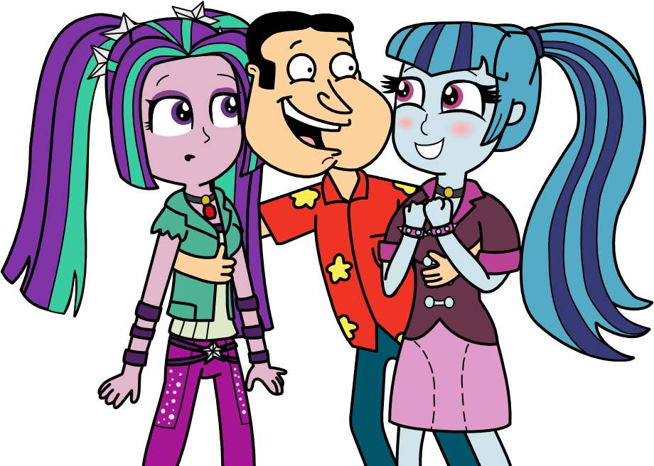 Mighty355, Crossover, Equestria Girls, Family Guy, - Family Guy (981x667), Png Download