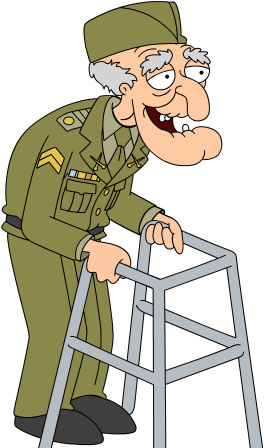 Fg Talk Herbert Veteran - Family Guy Herbert Veteran (272x451), Png Download