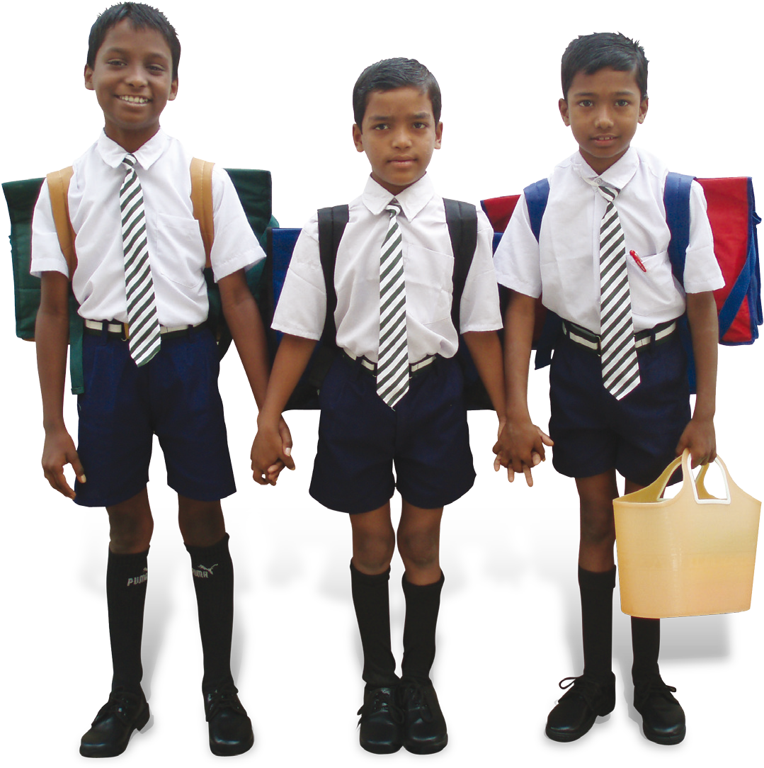 School - School Student On Unifrom Png (1110x1128), Png Download