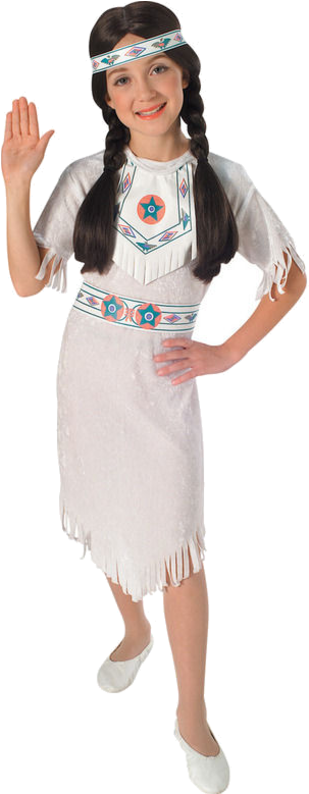We Have Lots Of Child Native American Costumes - Costumes For United Nations For Girls (500x793), Png Download
