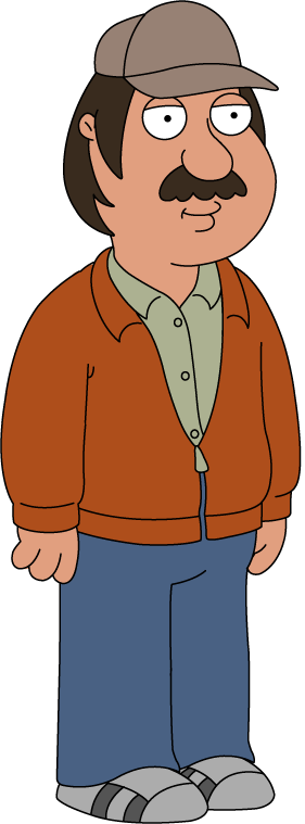 Family Guy Quest For Stuff Worker (281x759), Png Download