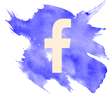 Facebook - Watercolor Facebook Logo Png (400x400), Png Download