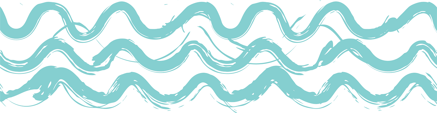 For Those Who Need A Vector Watercolor Texture With - Vector Sea Waves Png (1400x364), Png Download