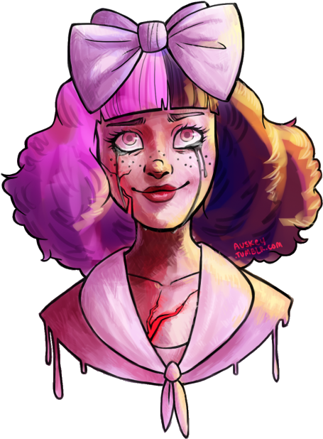 Tumblr N95hq2qmkr1tao3lqo1 500 - Dollhouse Melanie Martinez Drawing (500x654), Png Download