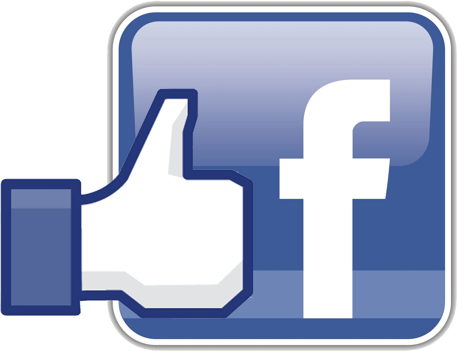 Facebook Icon With Like - Facebook Page Like Logo (1600x1209), Png Download