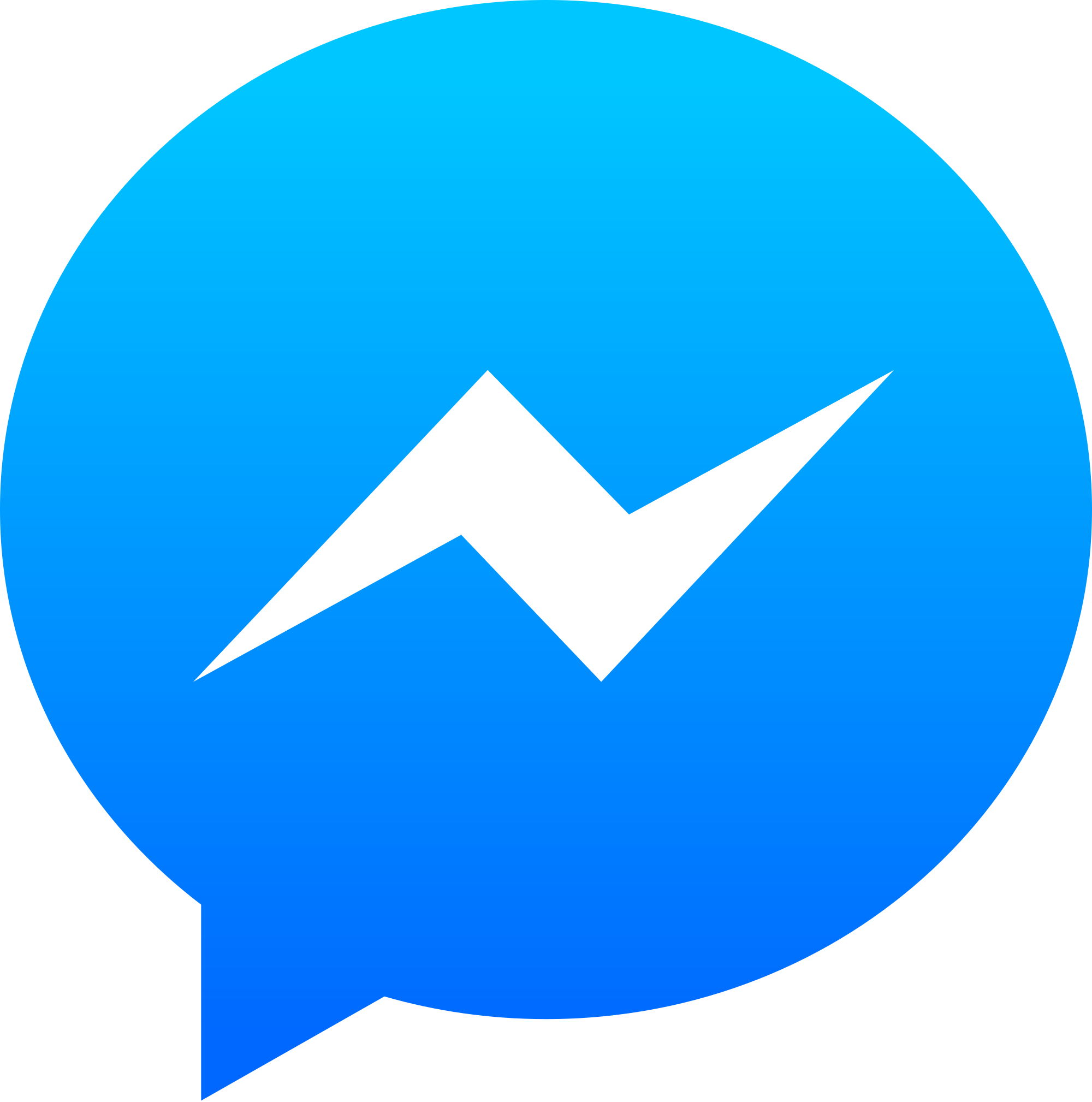 Open - Facebook Messenger Logo (2000x2018), Png Download