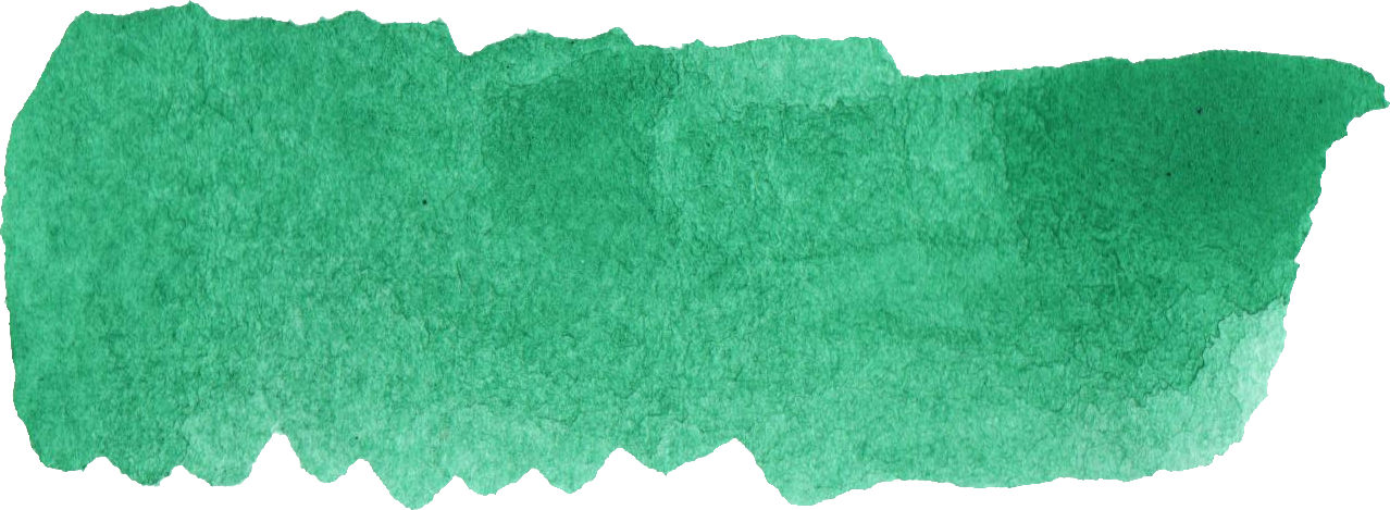 Free Download - Green Watercolor Brush Stroke (1278x469), Png Download