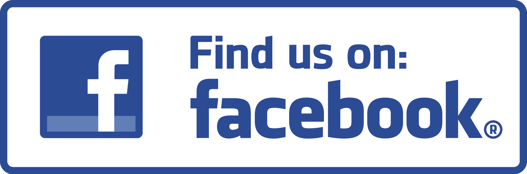 Find Us On Facebook Logo - Look Us Up On Facebook (1024x340), Png Download