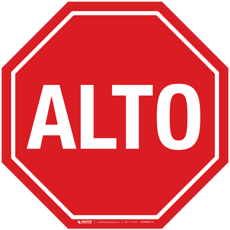 Alto Sign - Pare Señal De Transito (500x495), Png Download