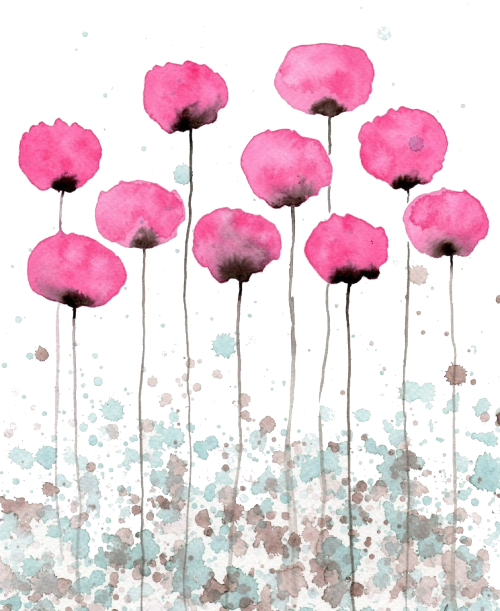 165 Notes - Overlays Tumblr Transparent Flower (500x611), Png Download