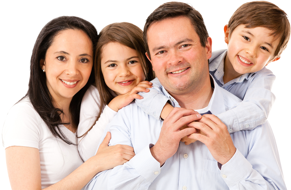 Dental Patient - Stock Image Of A Family (742x465), Png Download