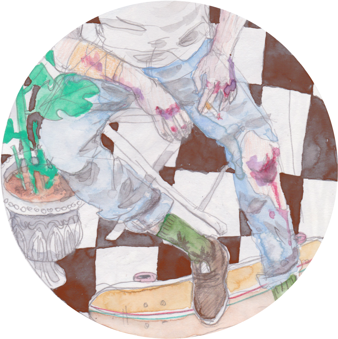 Circle Watercolor Painting By I/s/p Visit My Art Pages - Sail (1280x1281), Png Download